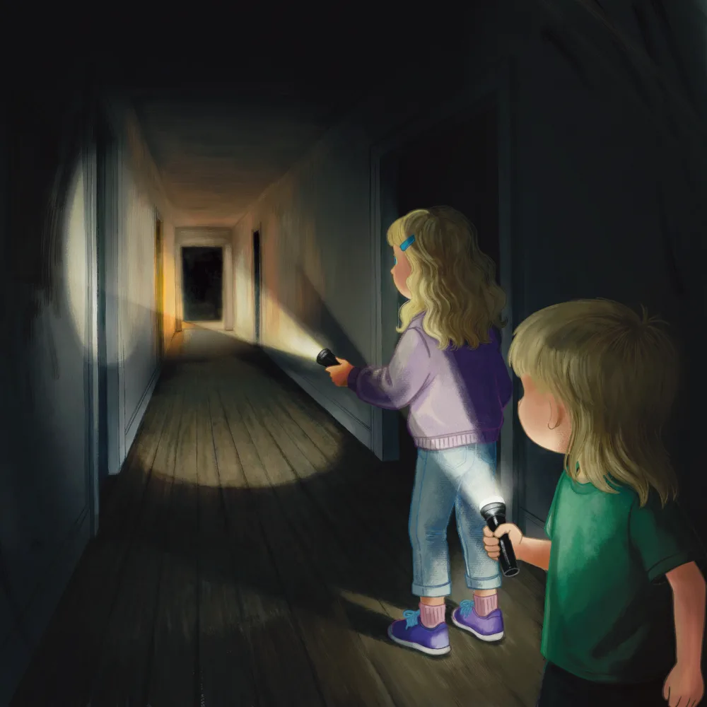 Rowdy and Georgia — interior illustration